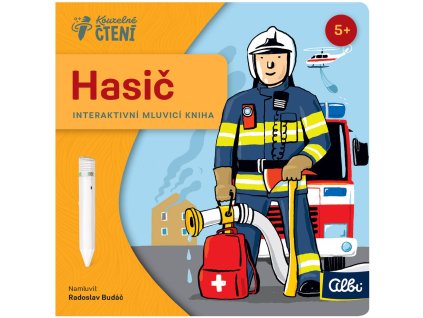 ALBI Kouzelné čtení Kniha interaktivní Hasič minikniha povolání