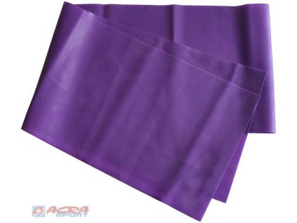 ACRA Guma Na aerobic Posilovací Fialová VELMI SILNÁ