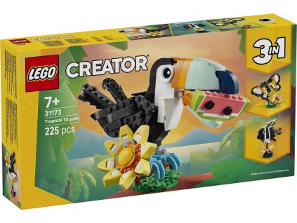 LEGO CREATOR Divoká zvířata: Tropický tukan 3v1 31173 STAVEBNICE