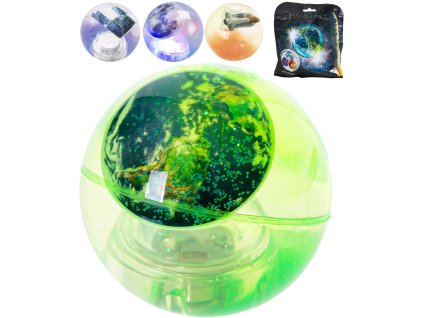 Hopík NASA skákací míček se třpytkami na baterie Světlo 4 druhy