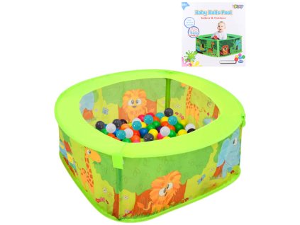 Ohrádka baby bazének set s 50 kuličkami 75x75x30cm pro miminko