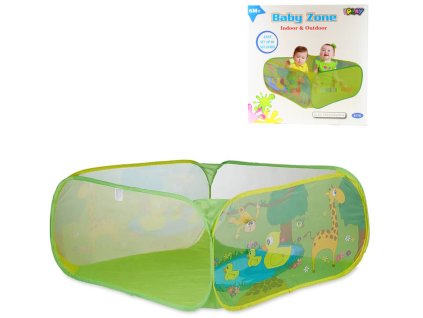 Ohrádka baby textilní pro děti na hraní 110x110x50cm pro miminko