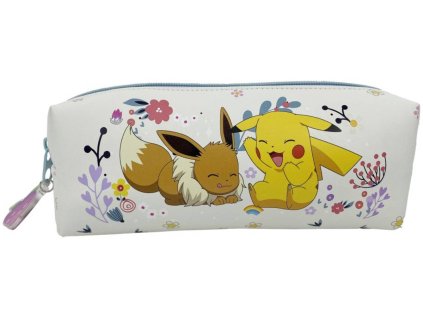 Pokémon pouzdro na tužky dětský dívčí penál 28x8cm Flowers