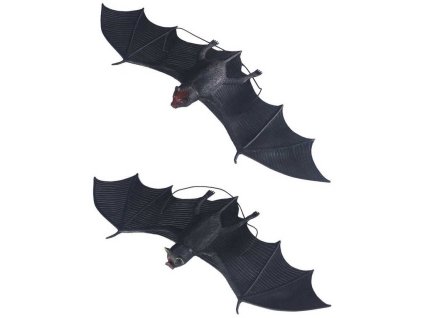 Zvířátko netopýr závěsný dekorace na gumičce 2 druhy guma