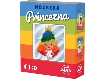 SEVA Mozaika Princezna Déčko 338 dílků plast STAVEBNICE