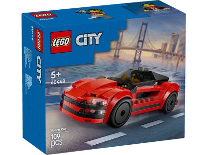 LEGO CITY Auto červený sporťák 60448 STAVEBNICE