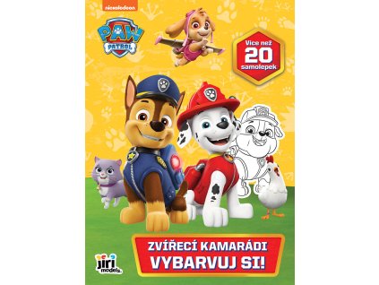 JIRI MODELS Vybarvuj si! Zvířecí kamarádi omalovánky Tlapková patrola