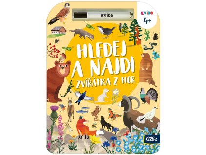 ALBI HRA Kvído Hledej a najdi: Zvířátka z hor set s fixem