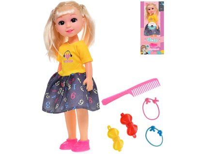 Panenka Elenka blondýnka česky mluvící s doplňky na baterie Zvuk CZ