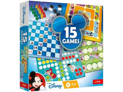 TREFL Hra sada 15 her Disney mix *SPOLEČENSKÉ HRY*