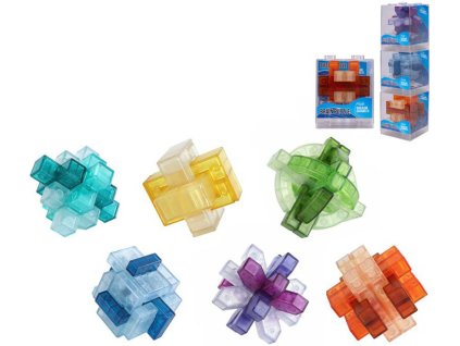 Brain Games kostka hlavolam 7cm puzzle skládačka 6 druhů