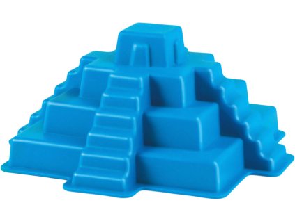 HAPE Bábovka Májská pyramida modrá baby formička na písek plast