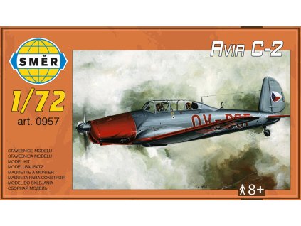 SMĚR Model letadlo Avia C-2 1:72 stavebnice letadla 34 dílků