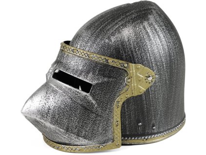 KARNEVAL Rytířská přilba bascinet psí nos plast *KARNEVALOVÝ DOPLNĚK*