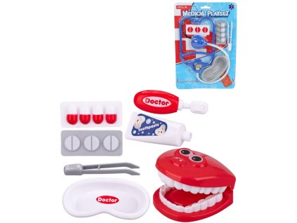 Doktorský set 5-8ks dětské lékařské potřeby zubař 2 druhy