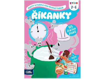 ALBI KVÍDO Říkanky Karty a puzzle pro Mluvicí tablík (rozšíření)