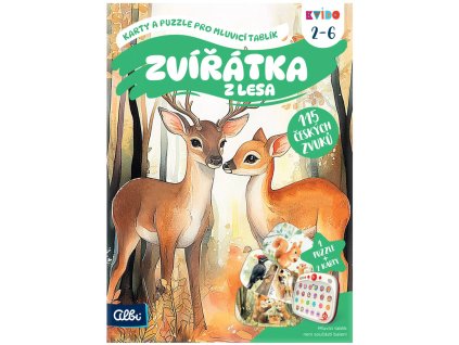 ALBI KVÍDO Zvířátka z lesa Karty a puzzle pro Mluvicí tablík (rozšíření)