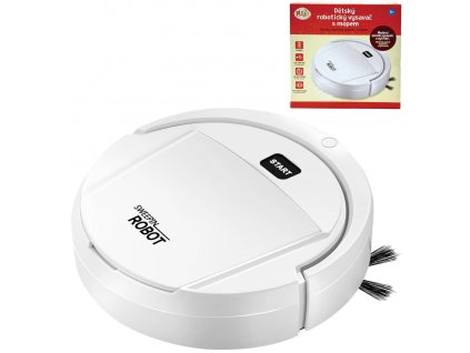 PLEJO Vysavač dětský robotický s mopem na baterie USB