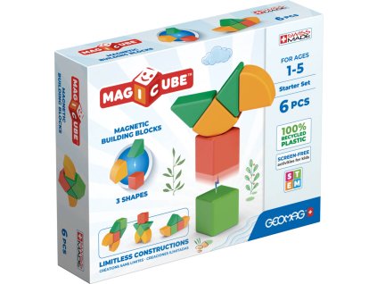 GEOMAG Magicube Shapes baby magnetická stavebnice 6 dílků