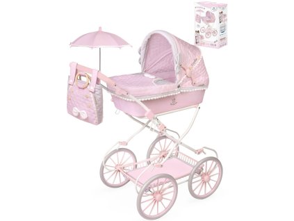 DECUEVAS Kočárek Sophie 2025 skládací s taškou pro panenku miminko