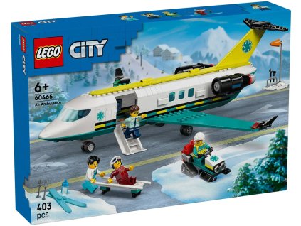 LEGO CITY Letadlo záchranářské služby 60465 STAVEBNICE