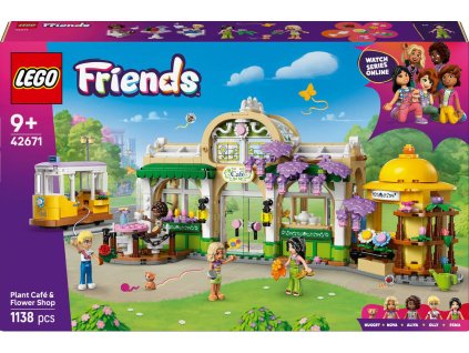 LEGO FRIENDS Kavárna plná rostlin a květinářství 42671 STAVEBNICE