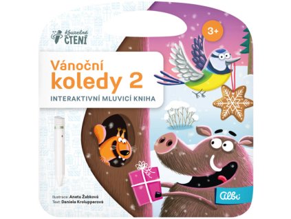 ALBI Kouzelné čtení Kniha interaktivní Vánoční koledy 2