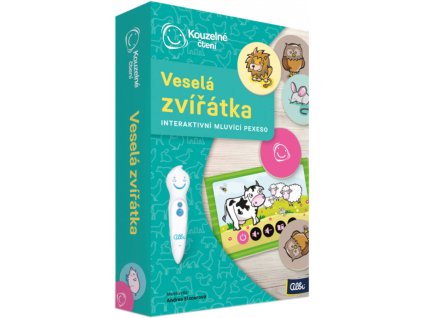 ALBI Kouzelné čtení hra Pexeso interaktivní Veselá zvířátka