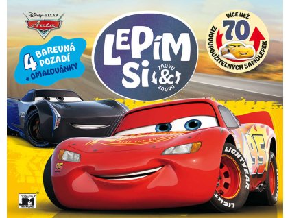 JIRI MODELS Lepím si znovu Auta (Cars) zábava se samolepkami