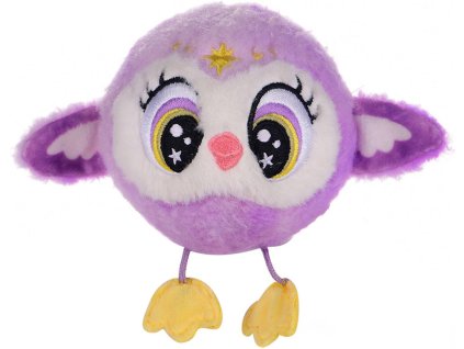 PLYŠ Bouncibles sova Luna 8cm plyšák skákací míček 2v1