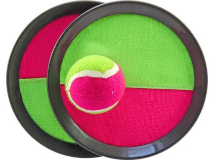 Hra Lambada Catch ball set 2 talíře s míčkem na suchý zip v síťce