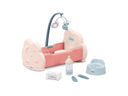 ECOIFFIER Nursery Postýlka s příslušenstvím pro panenku