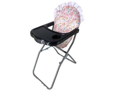 Židlička se stolkem na jídlo a pití pro panenky