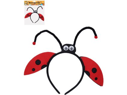 KARNEVAL Čelenka beruška *KARNEVALOVÝ DOPLNĚK*