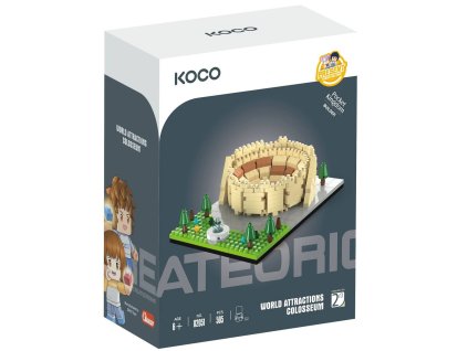 KOCO Stavebnice kostky Koloseum 505dílků