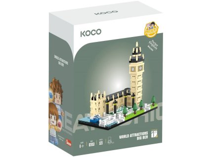 KOCO Stavebnice kostky Big Ben 523dílků