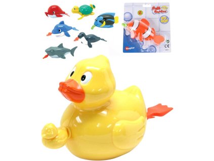 Zvířátko baby natahovací do vody 17cm plave ve vodě různé druhy