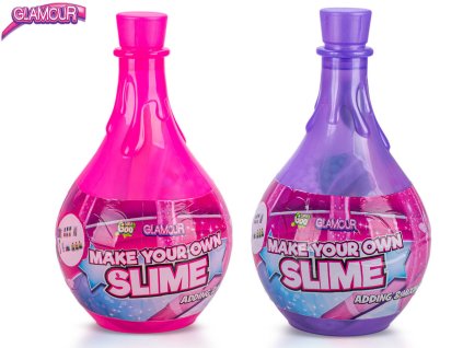Sada výroba vlastního slizu Glamour v láhvi 2 barvy