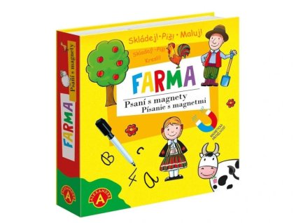 ALEXANDER Psaní s magnety - set Farma - kreslení, aranžování