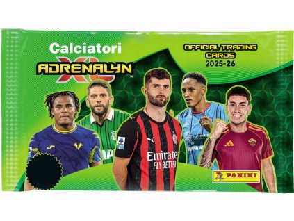 Adrenalyn SERIE A 2025/2026 – sběratelské karty (balíček 6 karet)