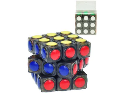 Hlavolam dětská skládačka kostka 6cm plast