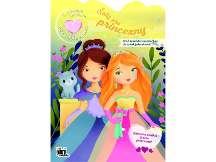 JIRI MODELS Tvarované oblékání se samolepkami Šaty pro princezny