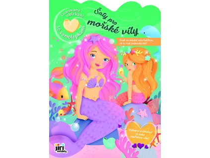 JIRI MODELS Tvarované oblékání se samolepkami Šaty pro mořské víly