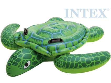 INTEX Želva nafukovací s úchyty 150x127cm dětské vozítko do vody 57524