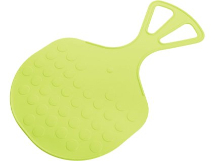 PLASTKON Sáňkovací lopata klouzák Mrazík dětský plastový kluzák Limetkový