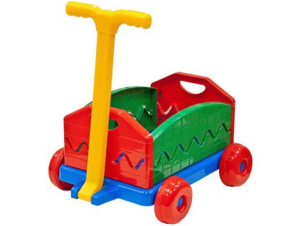 LENA Vozík Vlečka plast 40 x 32 x 20 cm rozkládací s rukojetí