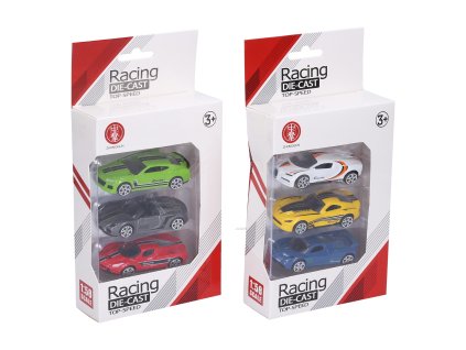 Auto kovové set 3 ks 7 cm