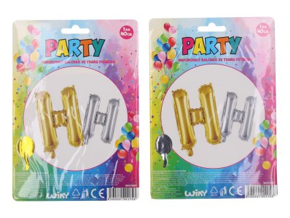 Balónek nafukovací - písmeno H