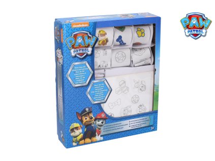 Tlapková patrola vybarvovací samolepky a tetování