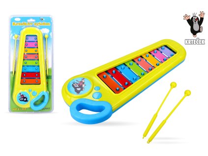 Xylofón krtek 33,5 x 14 cm